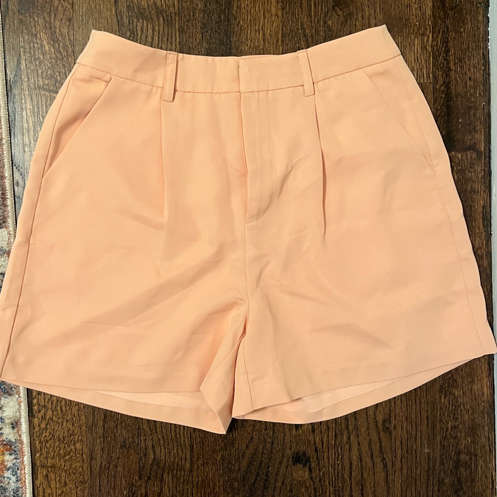 Orange bag shorts